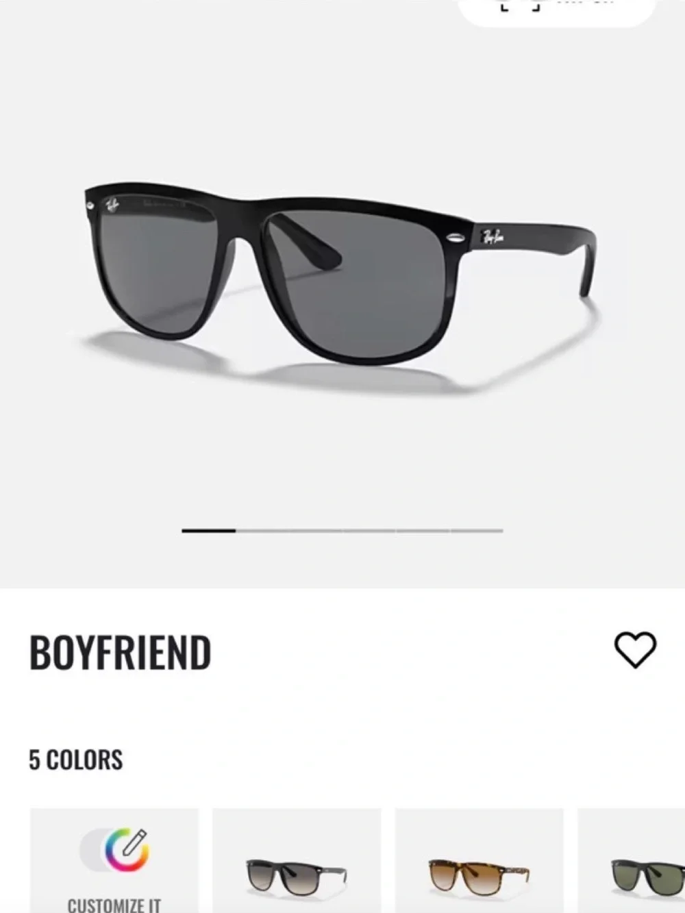Ray-Ban Men’s Black Sunglasses